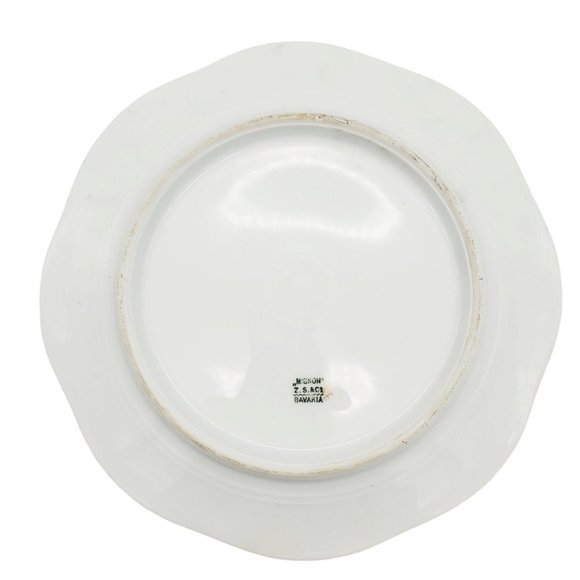 VTG ZS & Co Bavaria Mignon Queen Louise Prussia Bone‎ China Decorative Plate - Picture 3 of 4